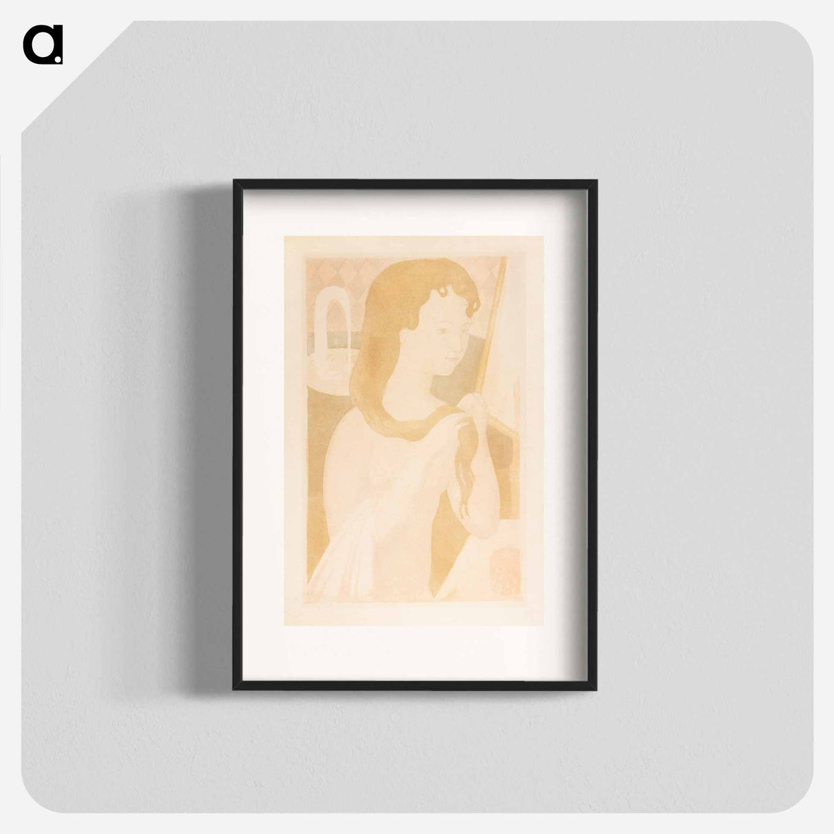 Young Girl at Her Bath - モーリス ドニ Poster.