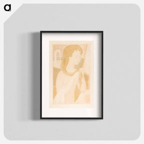 アートポスター-Young Girl at Her Bath - モーリス ドニ Poster.