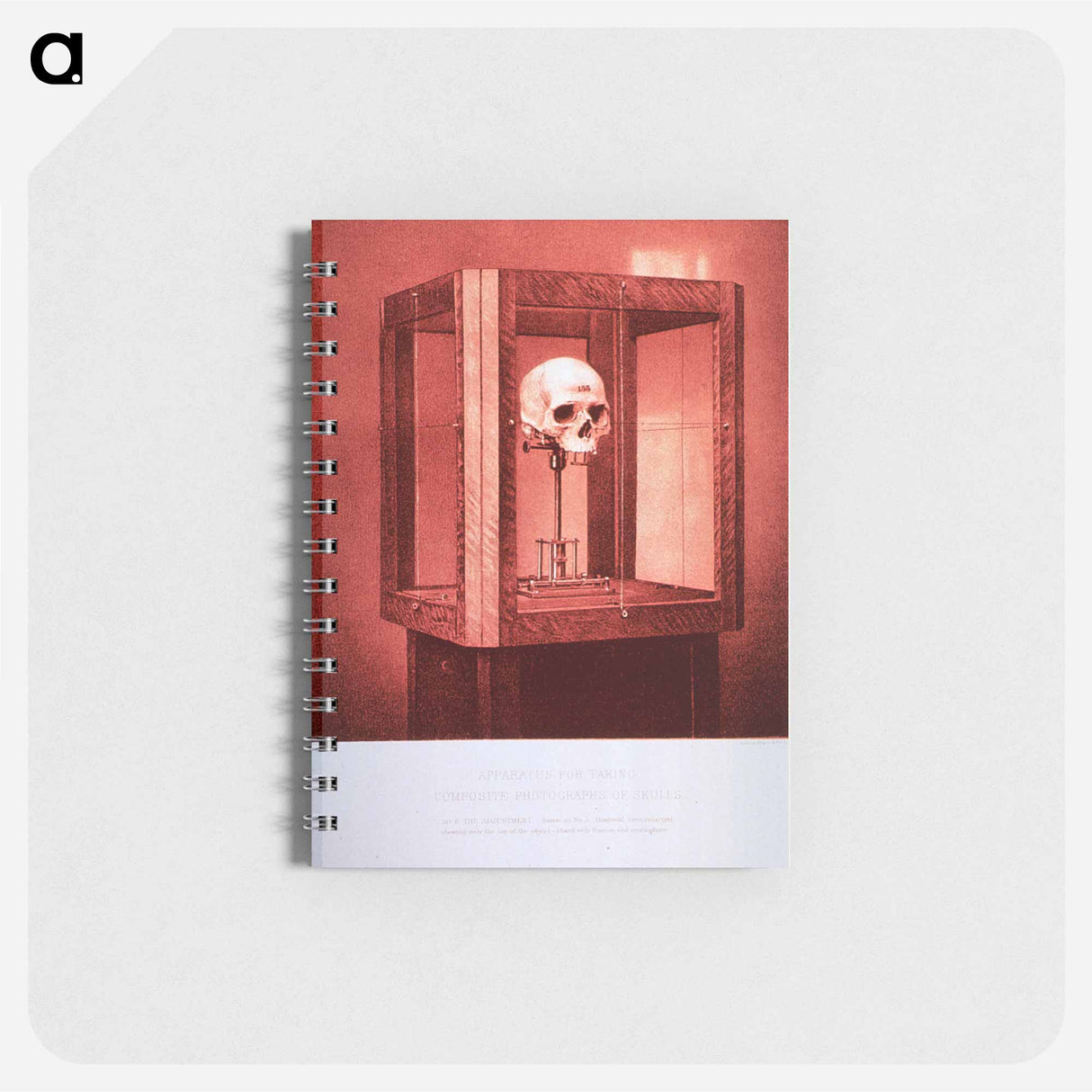 アートメモ帳-Apparatus for Taking Composite Photographs of Skulls: No. 6
 - 国立医学図書館 Memo.