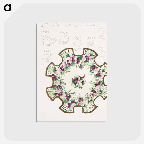 Design for a Plate
 - ノリタケ工場 Postcard.