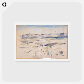 アートポストカード-The Chaine de l'Étoile Mountains (La Chaine de l'Étoile avec le Pilon du Roi) - ポール セザンヌ Postcard.