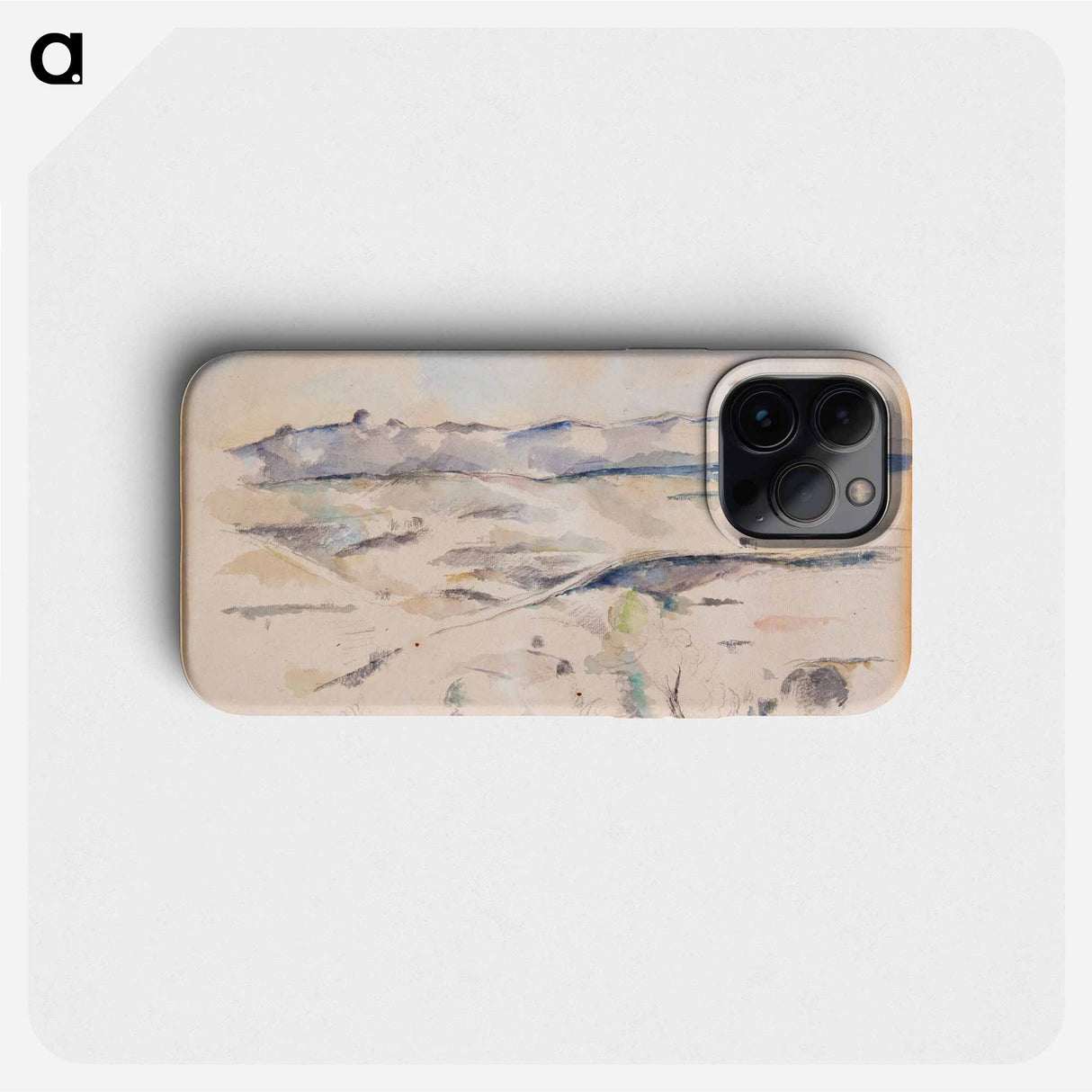 The Chaine de l'Étoile Mountains (La Chaine de l'Étoile avec le Pilon du Roi) - Paul Cezanne Phone Case.