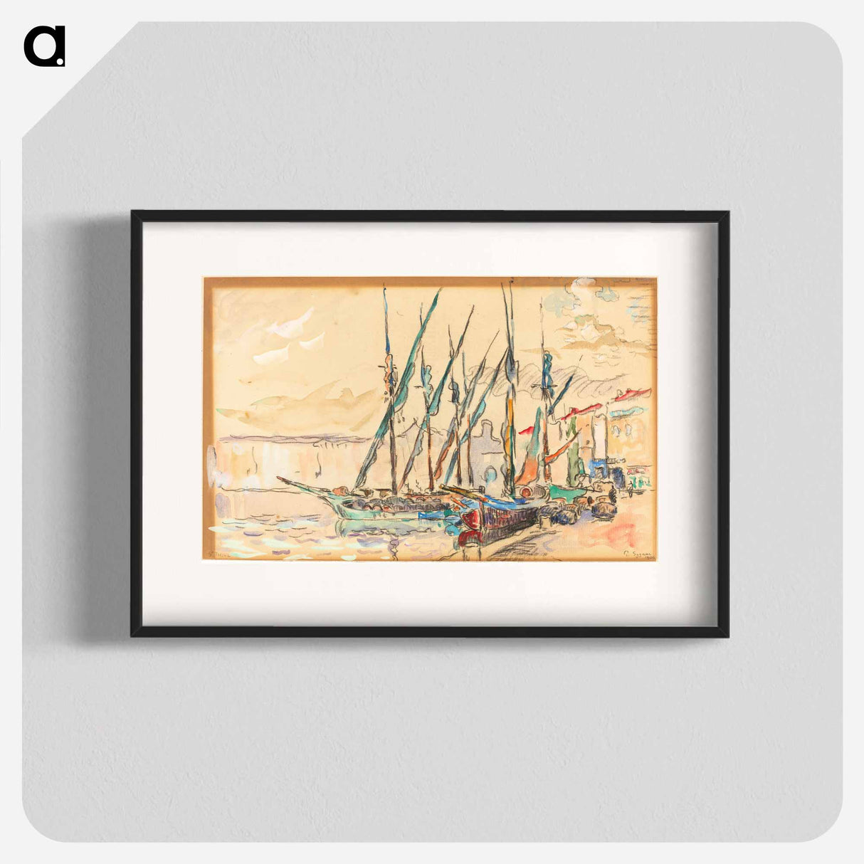 St. Tropez - ポール シニャック Poster.