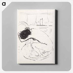 アートパネル-Woman in Tub
 - ピエール ボナール Canvas.