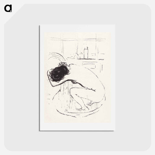 Woman in Tub
 - ピエール ボナール Postcard.