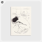 アートポストカード-Woman in Tub
 - ピエール ボナール Postcard.