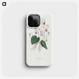 Cyclamen - ピエール ジョゼフ ルドゥーテ Phone Case.