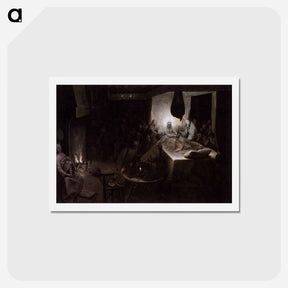アートポストカード-The Death of the Virgin - ピーター ブリューゲル Postcard.