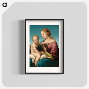 アートポスター-The Niccolini–Cowper Madonna - ラファエロ サンティ Poster.
