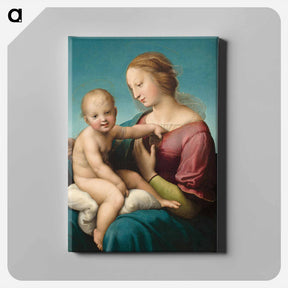 アートパネル-The Niccolini–Cowper Madonna - ラファエロ サンティ Canvas.