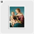 アートポストカード-The Niccolini–Cowper Madonna - ラファエロ サンティ Postcard.