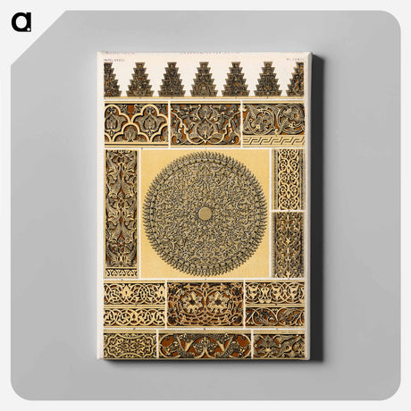 アートパネル-Grammar of Ornament Pattern Illustration
 - 装飾の文法 Canvas.