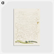 アートポストカード-Insect and Hyssop from Mira Calligraphiae Monumenta
 - 書道のお手本 Postcard.