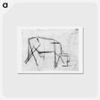 アートポストカード-Composition (The Cow) - テオ ファン ドゥースブルフ Postcard.
