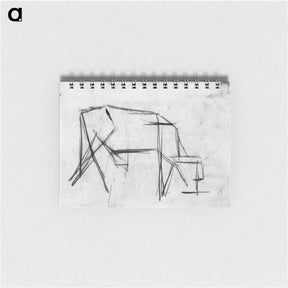 アートメモ帳-Composition (The Cow) - テオ ファン ドゥースブルフ Memo.