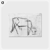 アートポストカード-Composition (The Cow) - テオ ファン ドゥースブルフ Postcard.