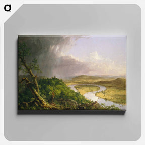 アートパネル-The Oxbow - トーマス コール Canvas.