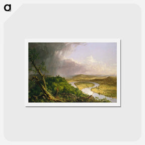 アートポストカード-The Oxbow - トーマス コール Postcard.