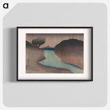 アートポスター-Ochanomizu in the Rain - 歌川 国芳 Poster.
