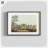 Ruins of the Temple of Diana at Ephesus - View of the Ottoman Empire Poster.