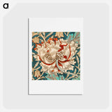 Honeysuckle - ウィリアム モリス Postcard.