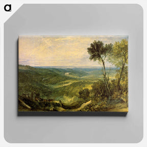 アートパネル-The Vale of Ashburnham - ウィリアム ターナー Canvas.