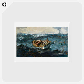 アートポストカード-The Gulf Stream - ウィンスロー ホーマー Postcard.