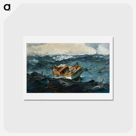 アートポストカード-The Gulf Stream - ウィンスロー ホーマー Postcard.