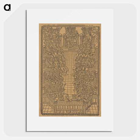 アートポスター-Parliament of Karol V - アルブレヒト デューラー Poster.