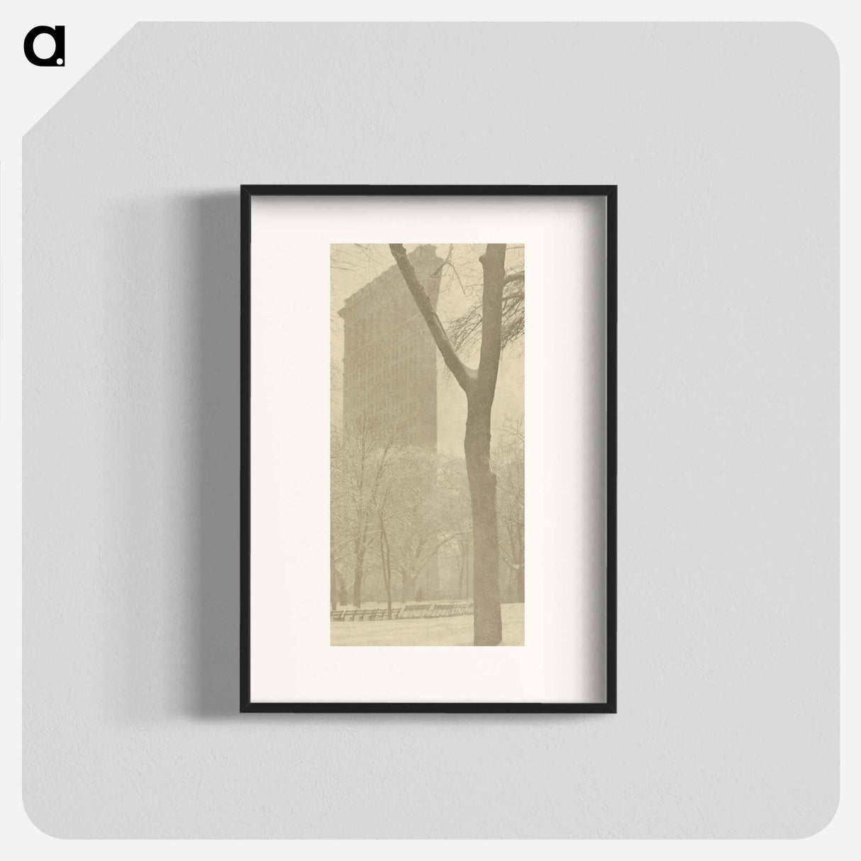 The "Flat-iron" - アルフレッド スティーグリッツ Poster.