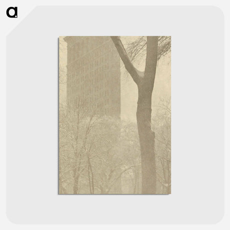 アートポストカード-The "Flat-iron" - アルフレッド スティーグリッツ Postcard.