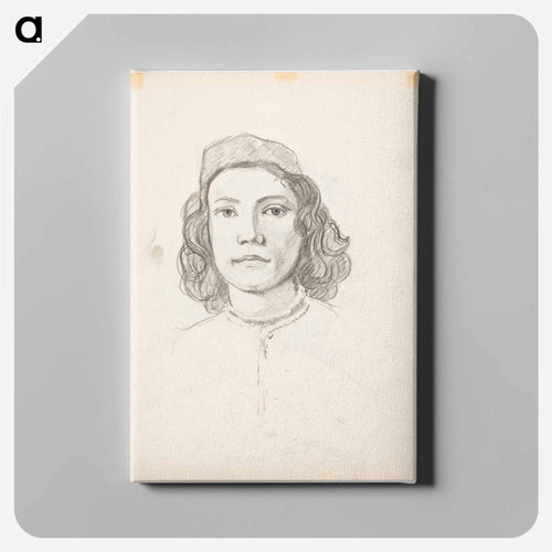 Poika, botticellin mukaan - アルフレッド ウィリアム フィンチ Canvas.