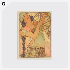 アートポストカード-Salomé - アルフォンス ミュシャ Postcard.