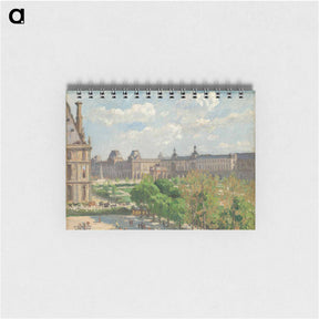 アートメモ帳-Place du Carrousel, Paris - カミーユ ピサロ Memo.