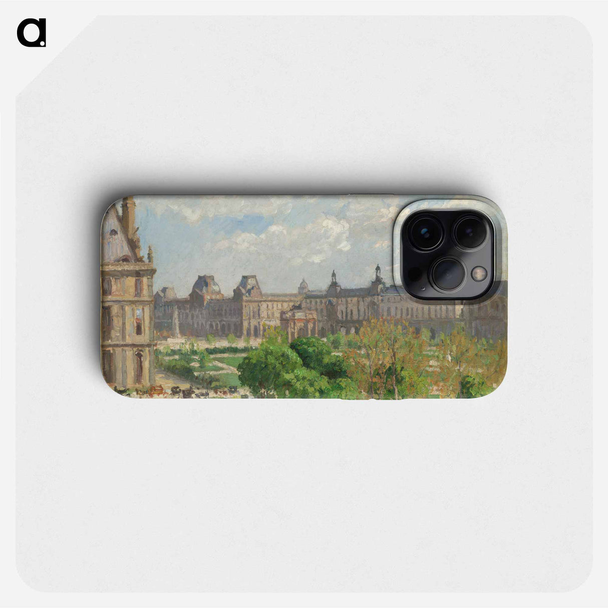 Place du Carrousel, Paris - カミーユ ピサロ Phone Case.