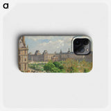 Place du Carrousel, Paris - Camille Pissarro Phone Case.