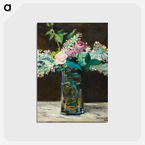 Vase of White Lilacs and Roses
 - ダラス美術館 Postcard.