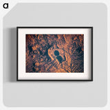 アートポスター-Dendi Caldera, Ethiopia, as seen from the International Space Station
 - 上空からの地球 Poster.
