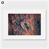 アートポスター-Dendi Caldera, Ethiopia, as seen from the International Space Station
 - 上空からの地球 Poster.