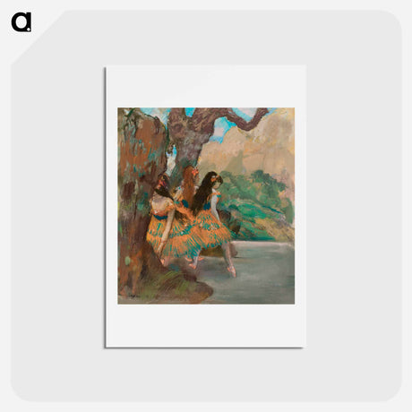 アートポストカード-Ballet Dancers - エドガー ドガ Postcard.