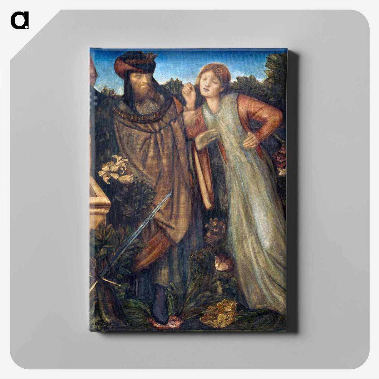 King Mark and La Belle Iseult - エドワード バーン ジョーンズ Canvas.