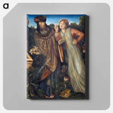 King Mark and La Belle Iseult - エドワード バーン ジョーンズ Canvas.