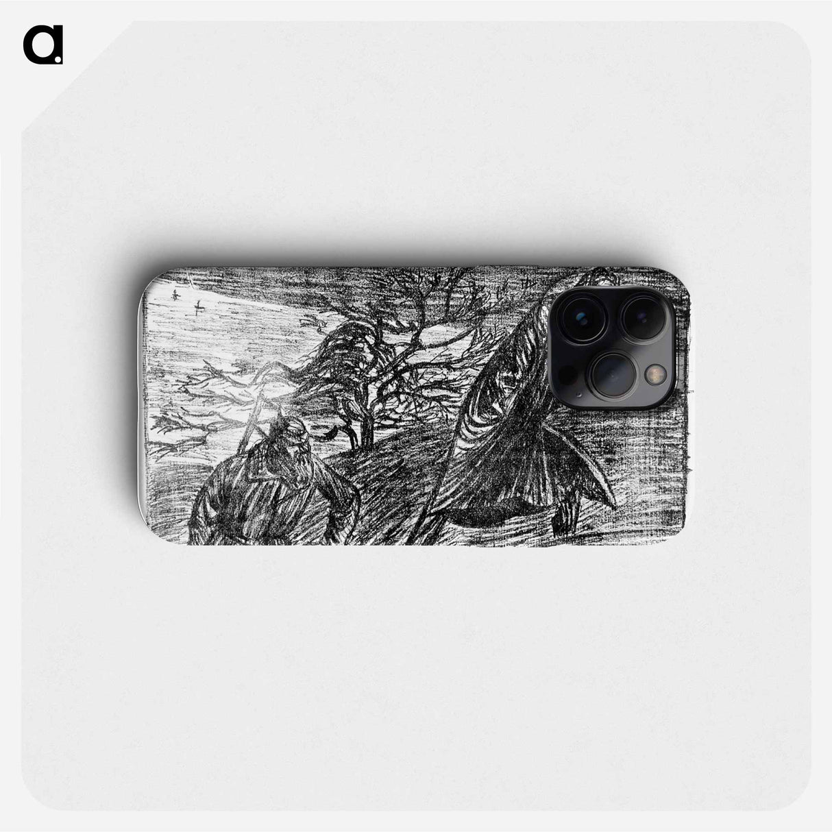 Bad conscience 3 - エルンスト ハインリヒ バルラッハ Phone Case.