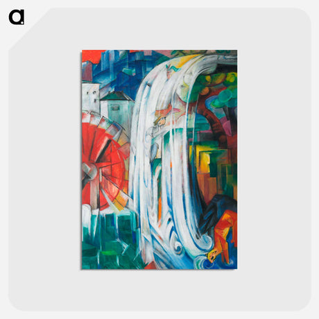 アートポストカード-The Bewitched Mill - フランツ マルク Postcard.