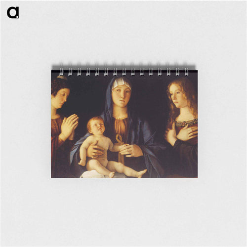 Virgin and Child with St. Catherine and Mary Magdalene - ジョヴァンニ ベッリーニ Memo.