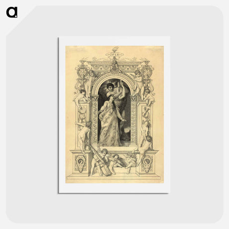 アートポストカード-Opera - グスタフ クリムト Postcard.