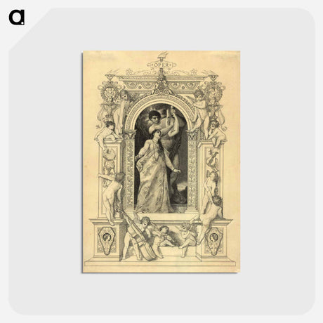 アートポストカード-Opera - グスタフ クリムト Postcard.