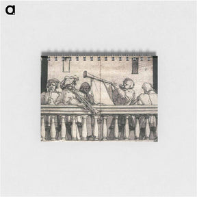 アートメモ帳-Musicians on a Balcony - ハンス ホルバイン Memo.