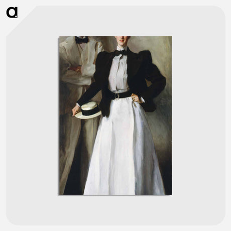 アートポストカード-Mr. and Mrs. I. N. Phelps Stokes - ジョン シンガー サージェント Postcard.