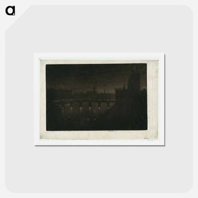 アートポストカード-Westminster, evening
 - ジョセフ ペネル Postcard.